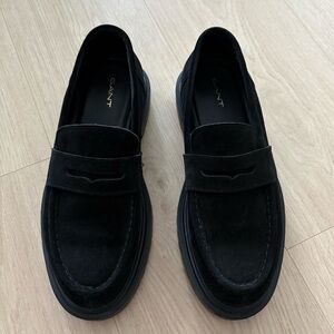 Gant Black Suede Loafers
